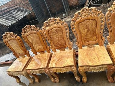 BỘ BÀN ĂN TRÒN 10 GHẾ GỖ GÕ ĐỎ – ĐẲNG CẤP KHÔNG GIAN, VƯỢNG KHÍ PHONG THỦY