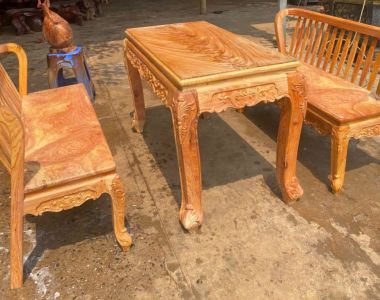 Bộ Salon/Trường kỷ gỗ gõ